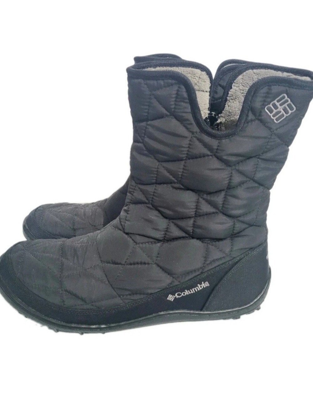 Columbia Omni-Heat Waterproof Winter Snow Boots Women's US 9 Black 200g Insulate - Picture 1 of 13